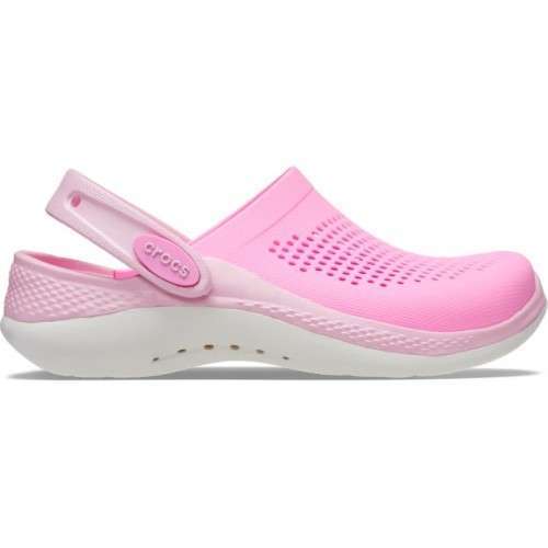 Дитячі Crocs для дівчинки Kids LiteRide 360 Clog Taffy Pink / Ballerina — фото 10