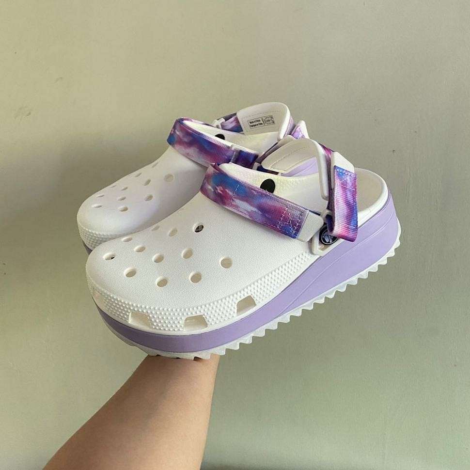 Жіночі Crocs Classic Hiker Dream Clog White/Lavender — фото 2