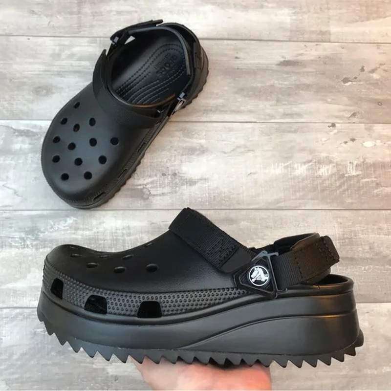 Crocs Classic Hiker Clog Black/Black — фото 2