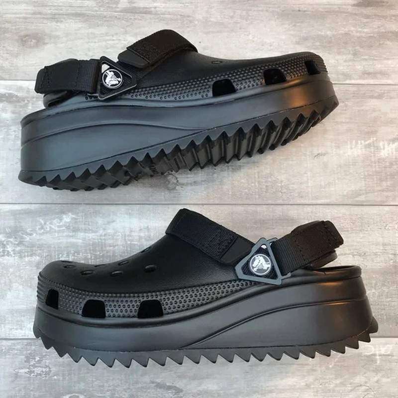 Crocs Classic Hiker Clog Black/Black — фото 11
