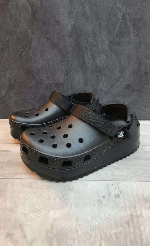 Crocs Classic Hiker Clog Black/Black — фото 3