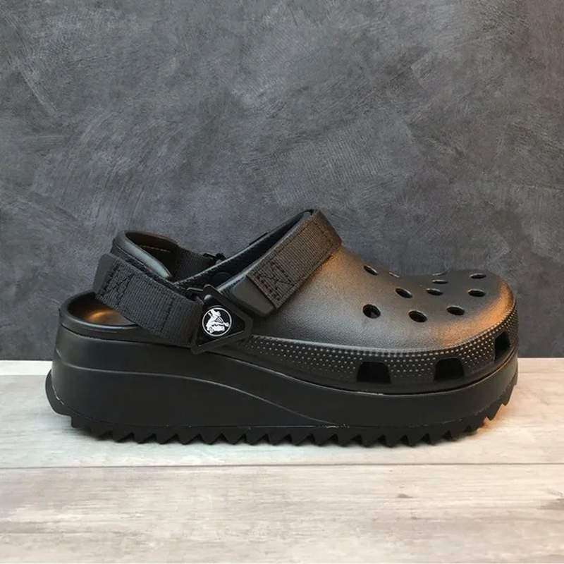Crocs Classic Hiker Clog Black/Black — фото 6