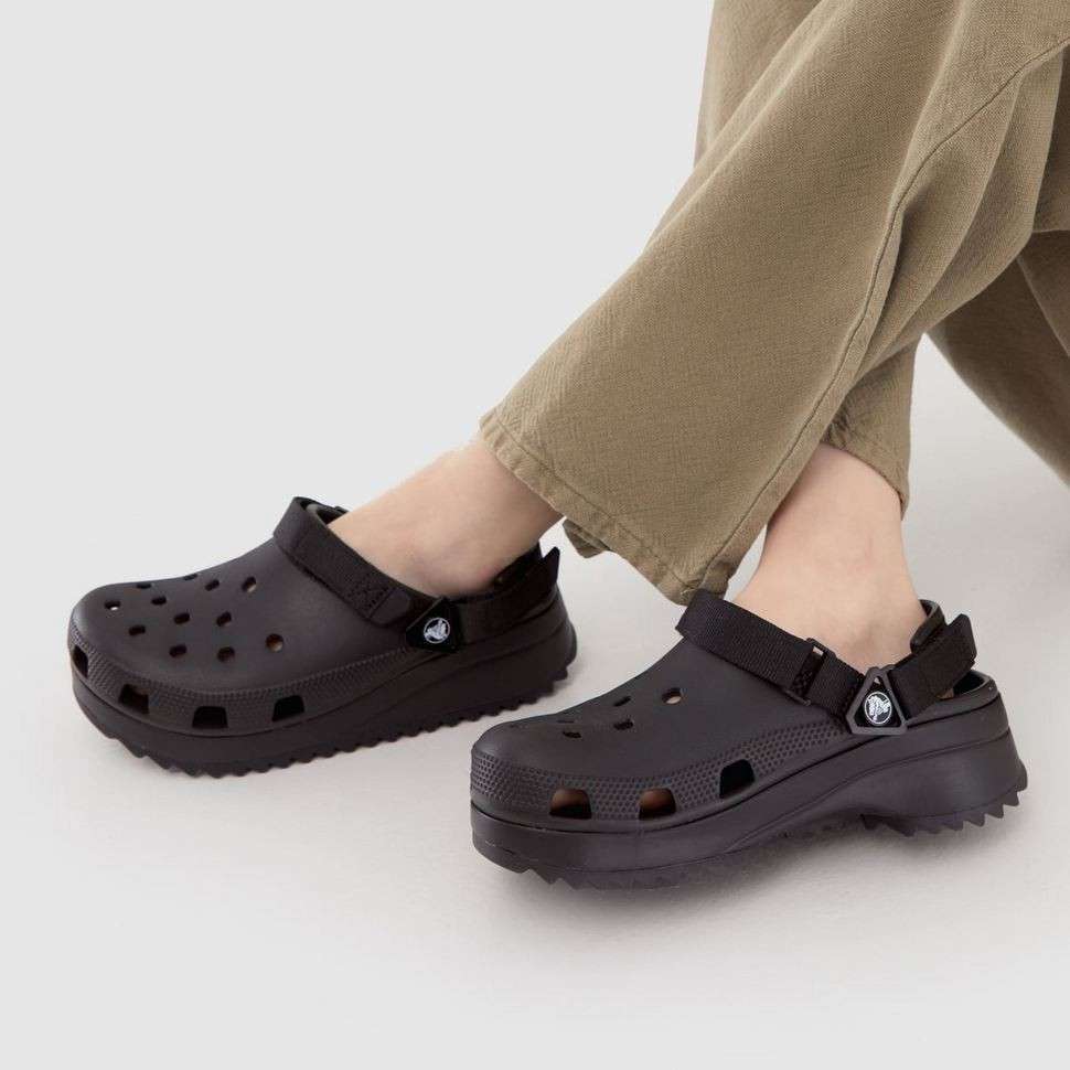 Crocs Classic Hiker Clog Black/Black — фото 7