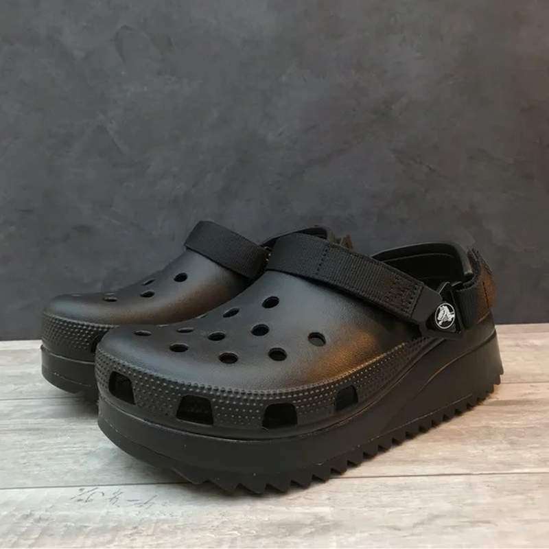 Crocs Classic Hiker Clog Black/Black — фото 8