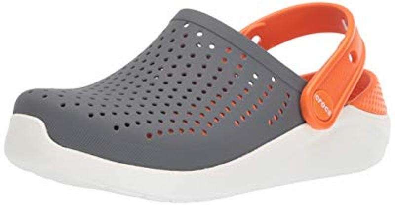 Дитячі Crocs-сабо для хлопчика Crocs Literide Kids Charcoal/White — фото 3