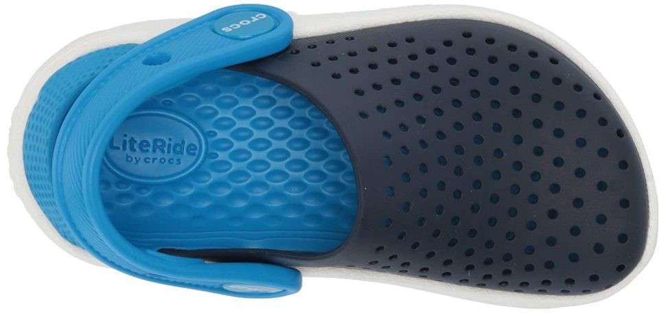 Дитячі Crocs-сабо для хлопчика Crocs Literide Clog Kids Navy/White — фото 7