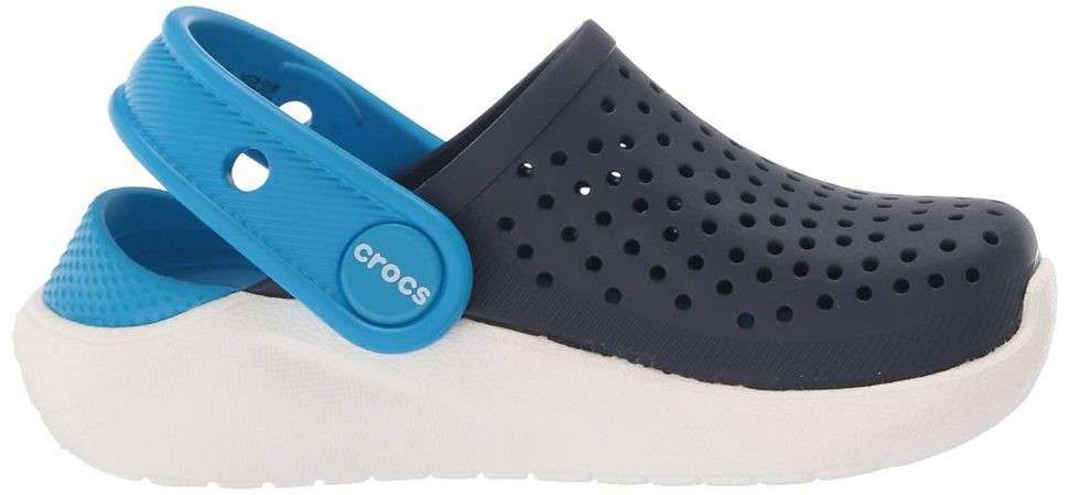 Дитячі Crocs-сабо для хлопчика Crocs Literide Clog Kids Navy/White — фото 8