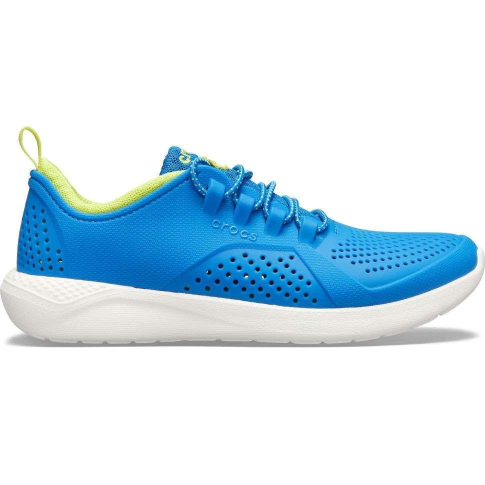 Дитячі Crocs-кросівки для дівчинки Crocs Literide Pacer Kids Bright Cobalt/Citrus — фото 4