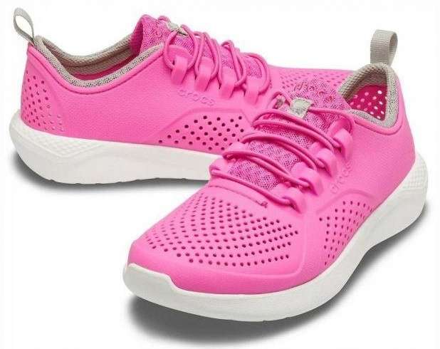 Дитячі Crocs-кросівки для дівчинки Crocs Literide Pacer Kids Electric Pink