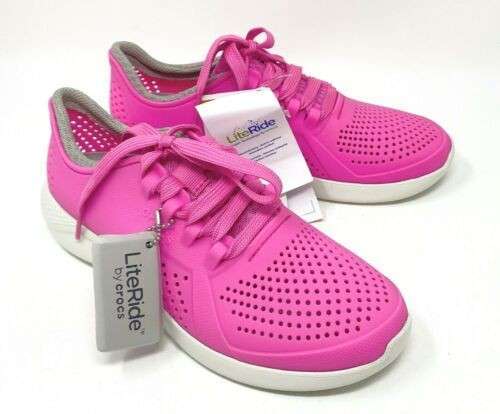 Дитячі Crocs-кросівки для дівчинки Crocs Literide Pacer Kids Electric Pink — фото 4