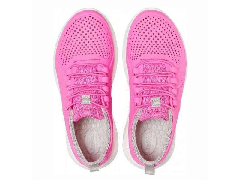 Дитячі Crocs-кросівки для дівчинки Crocs Literide Pacer Kids Electric Pink — фото 5