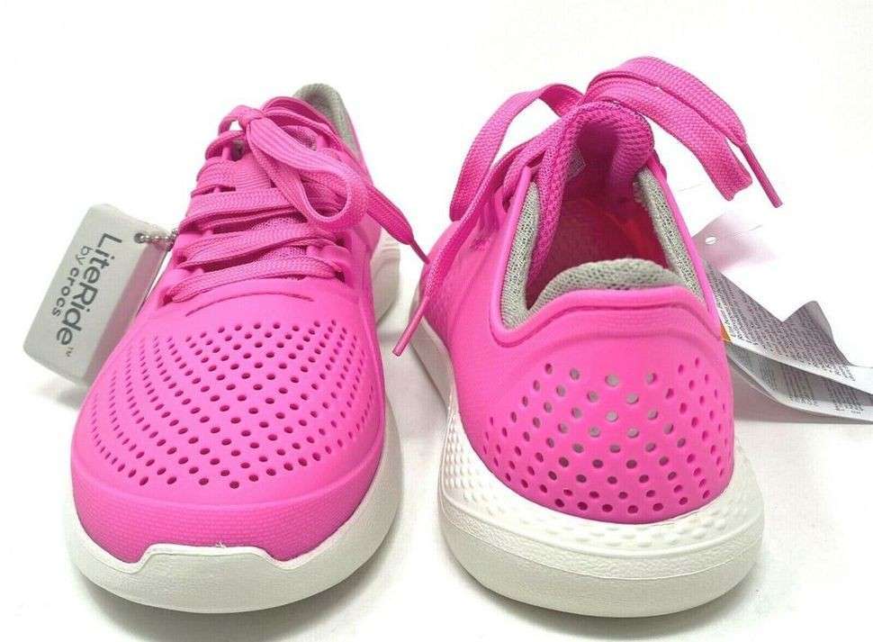 Дитячі Crocs-кросівки для дівчинки Crocs Literide Pacer Kids Electric Pink — фото 8