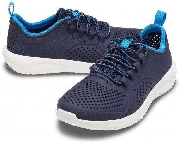 Дитячі Crocs-кросівки для Хлопчиків Crocs Literide Kids Pacer Navy/White