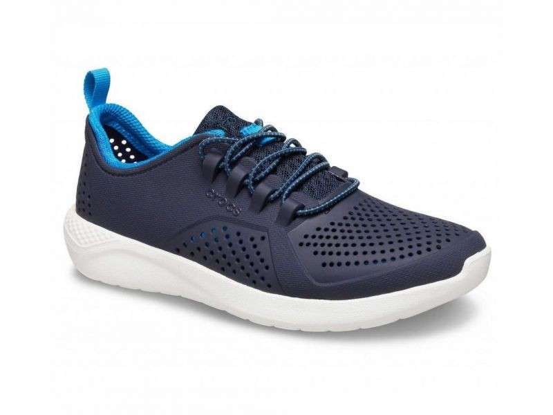 Дитячі Crocs-кросівки для Хлопчиків Crocs Literide Kids Pacer Navy/White — фото 6