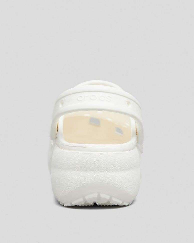 Жіночі Crocs Women's Classic Platform Clog White — фото 6