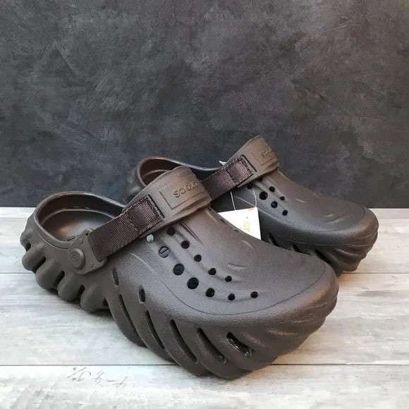 Чоловічі Crocs Echo Clog Brown Espresso — фото 2