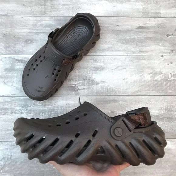 Чоловічі Crocs Echo Clog Brown Espresso — фото 3