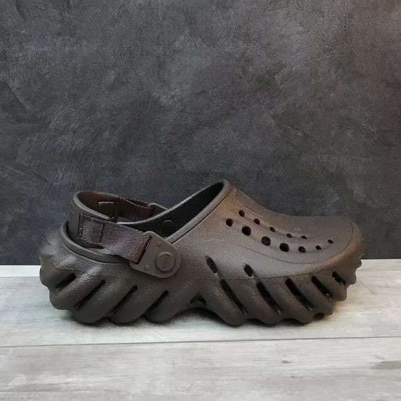 Чоловічі Crocs Echo Clog Brown Espresso — фото 4