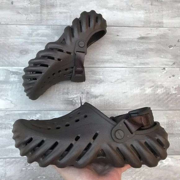 Чоловічі Crocs Echo Clog Brown Espresso — фото 5