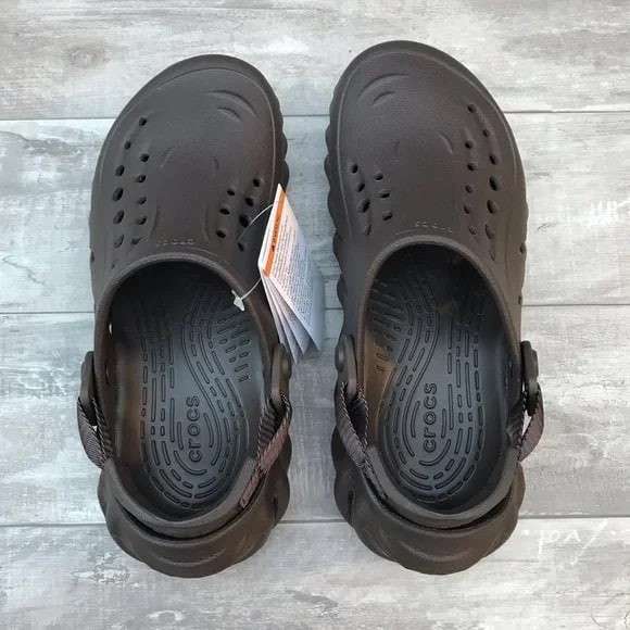 Чоловічі Crocs Echo Clog Brown Espresso — фото 7
