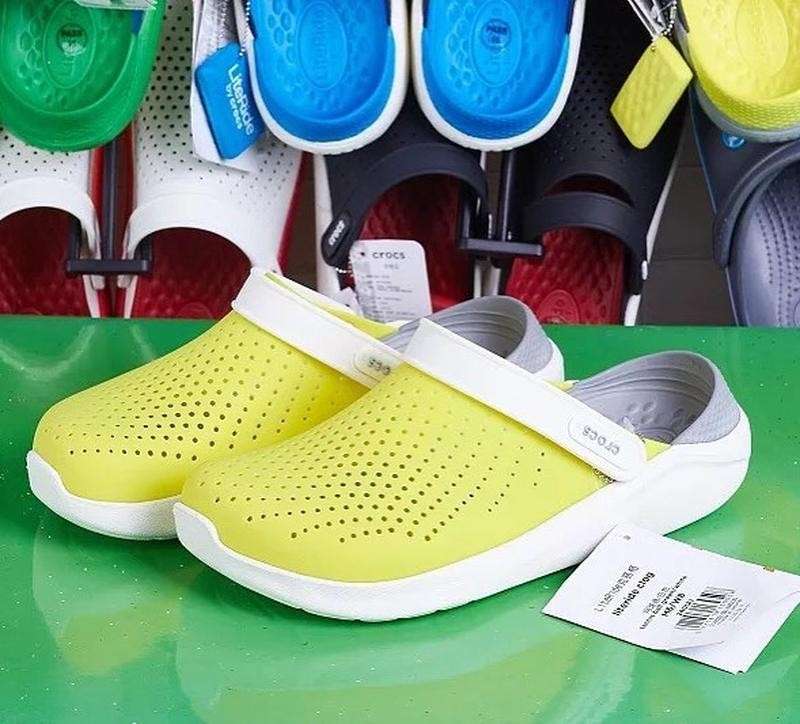 Чоловічі Crocs Literide Clog Yellow-Lemon/Grey — фото 8