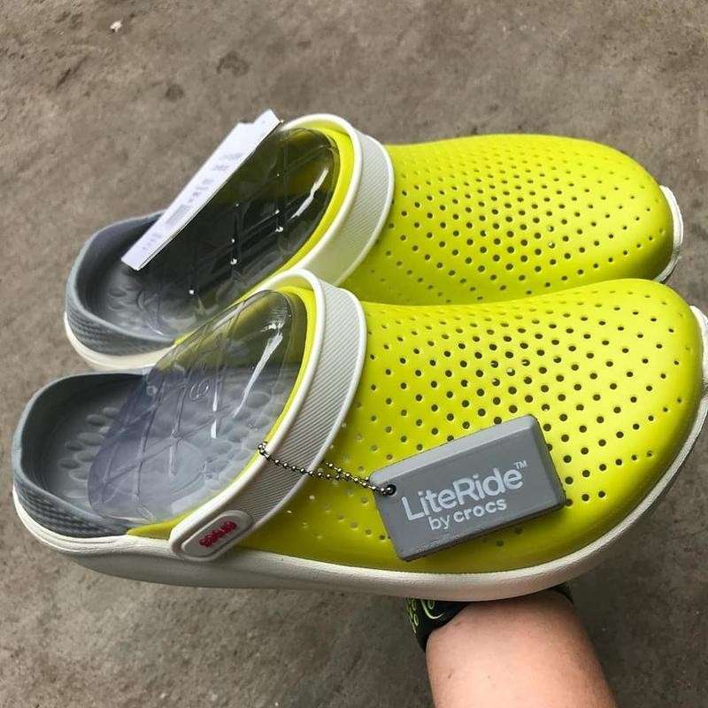 Чоловічі Crocs Literide Clog Yellow-Lemon/Grey — фото 9