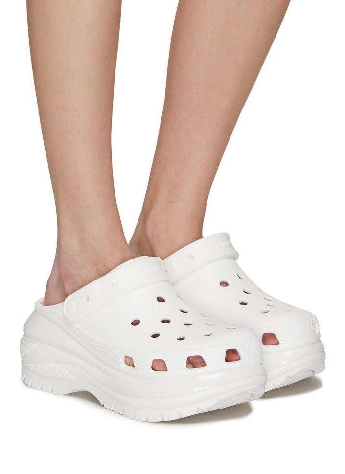 Crocs Mega Crush Clog White — фото 2