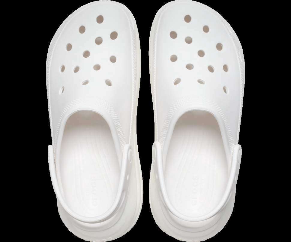Crocs Mega Crush Clog White — фото 11