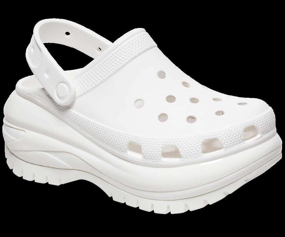 Crocs Mega Crush Clog White — фото 13
