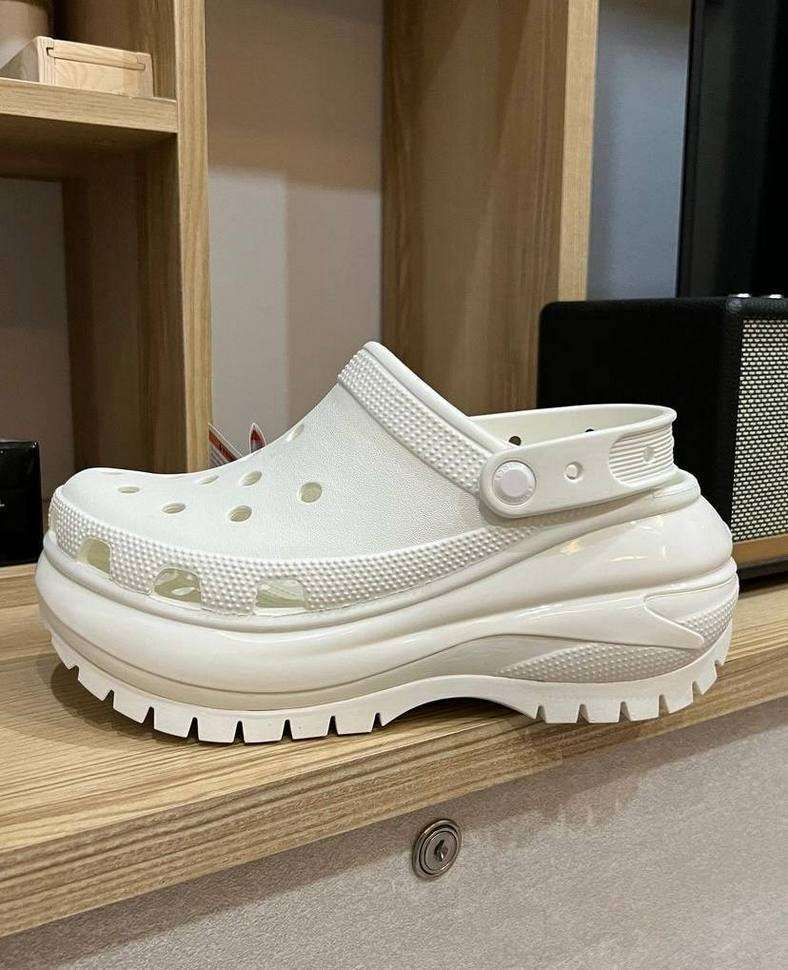 Crocs Mega Crush Clog White — фото 3