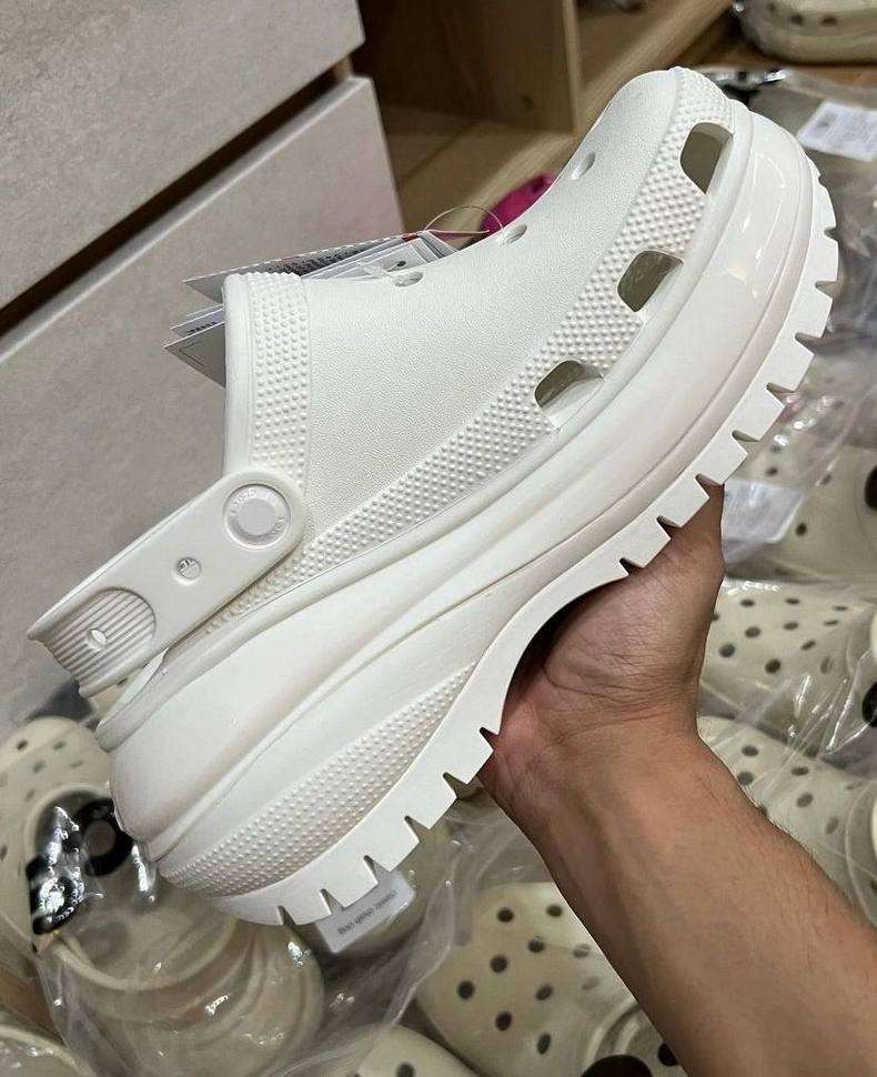 Crocs Mega Crush Clog White — фото 4