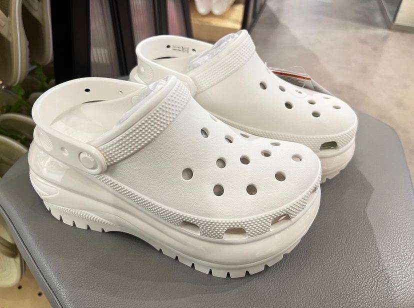 Crocs Mega Crush Clog White — фото 7