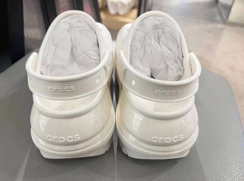 Crocs Mega Crush Clog White — фото 8