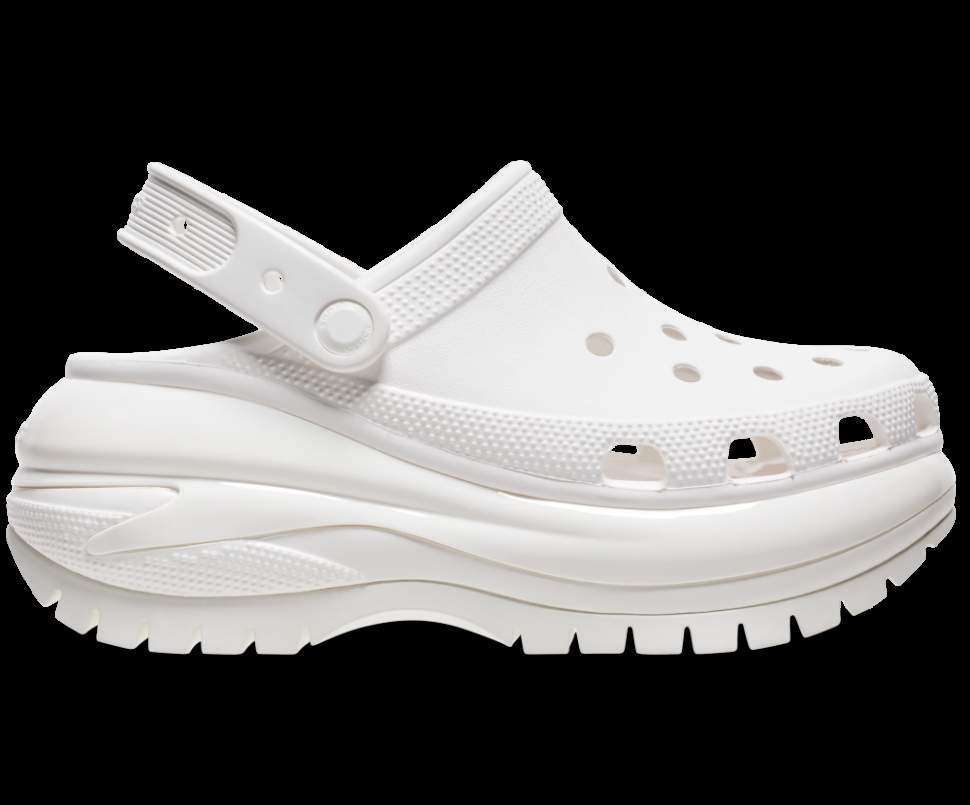 Crocs Mega Crush Clog White — фото 10