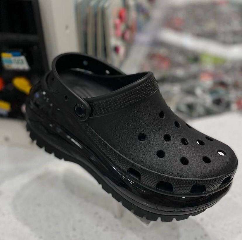 Жіночі Crocs Mega Crush Clog Black — фото 7