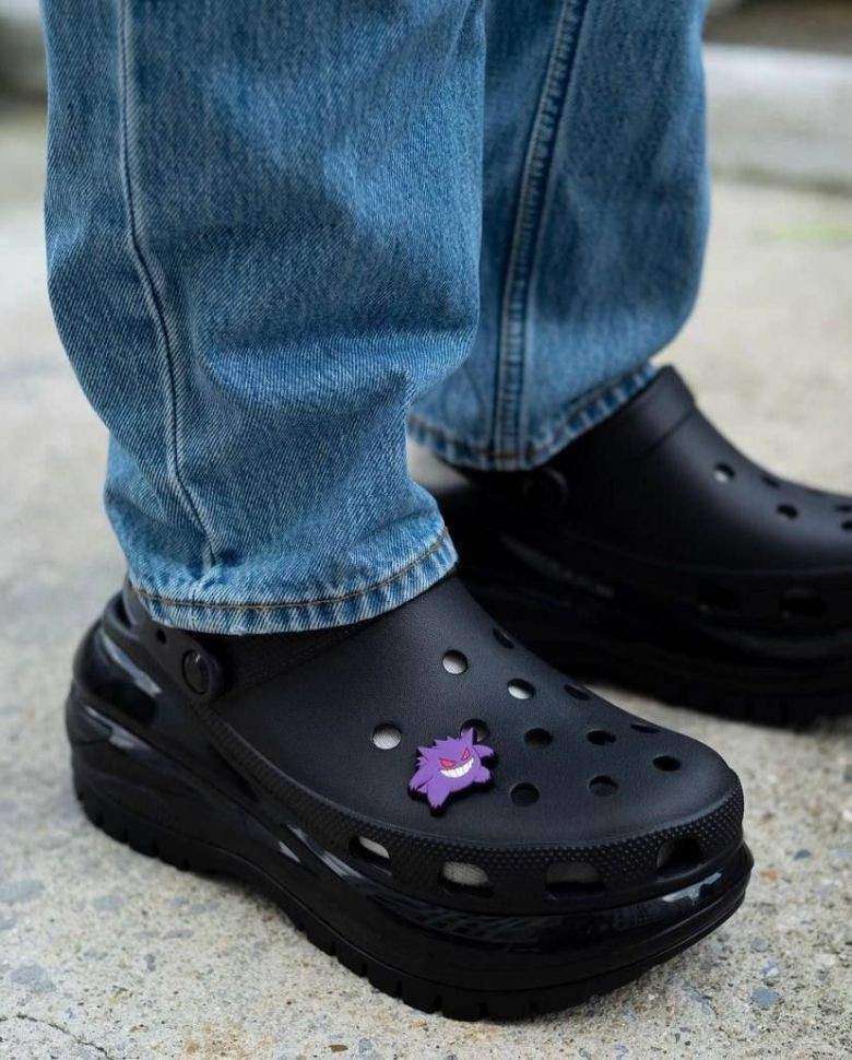 Жіночі Crocs Mega Crush Clog Black — фото 10