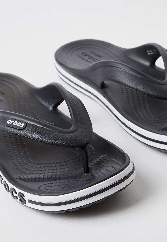 Crocs в'єтнамки Баябенд Чорні Bayaband Flip Black/White — фото 3