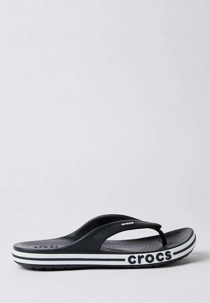 Crocs в'єтнамки Баябенд Чорні Bayaband Flip Black/White — фото 4