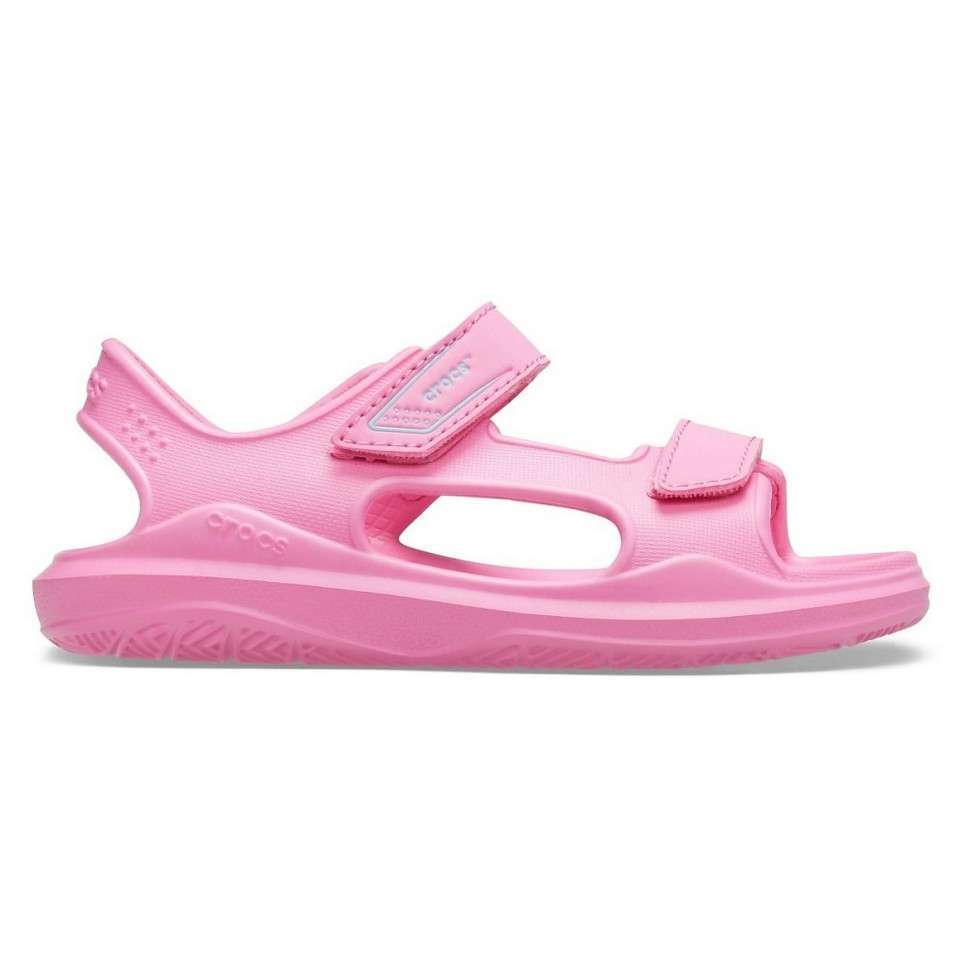 Дитячі сандалії для дівчинки Crocs Swiftwater Expedition Sandal Pink Lemonade — фото 2