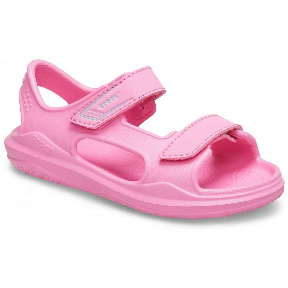 Дитячі сандалії для дівчинки Crocs Swiftwater Expedition Sandal Pink Lemonade — фото 3