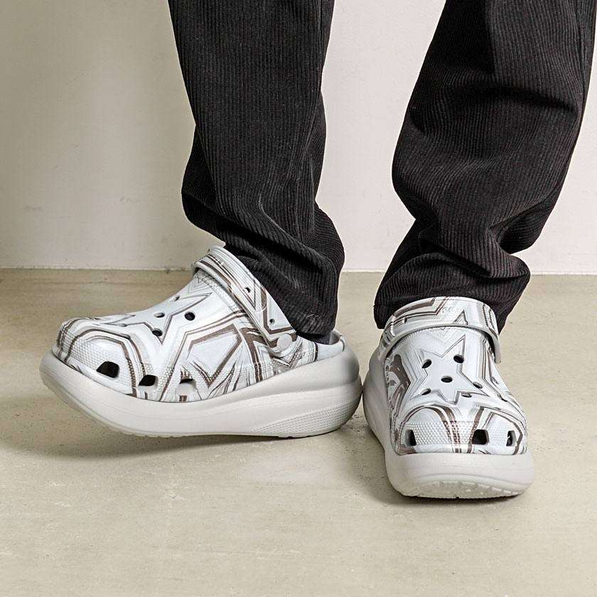 Жіночі Crocs Classic Crush Hi-Lo Disco Shimmer / Multi — фото 12