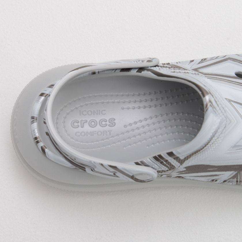 Жіночі Crocs Classic Crush Hi-Lo Disco Shimmer / Multi — фото 9