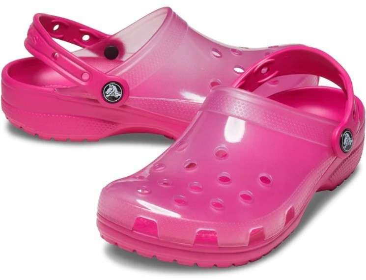 Жіночі Crocs Classic Translucent Clog Candy Pink — фото 1
