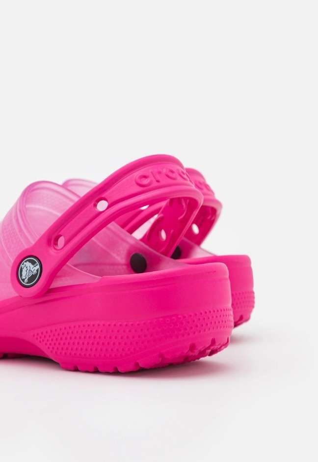 Жіночі Crocs Classic Translucent Clog Candy Pink — фото 13