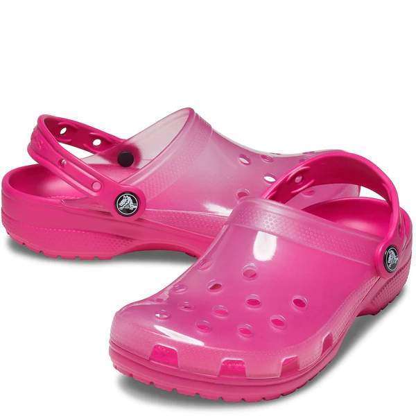 Жіночі Crocs Classic Translucent Clog Candy Pink — фото 15