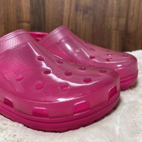 Жіночі Crocs Classic Translucent Clog Candy Pink — фото 4