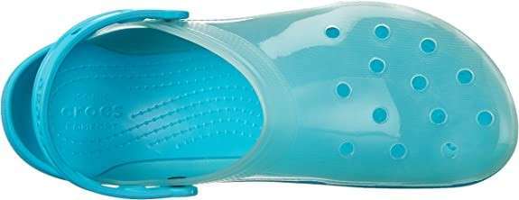 Жіночі Crocs Classic Translucent Clog Digital Aqua — фото 9