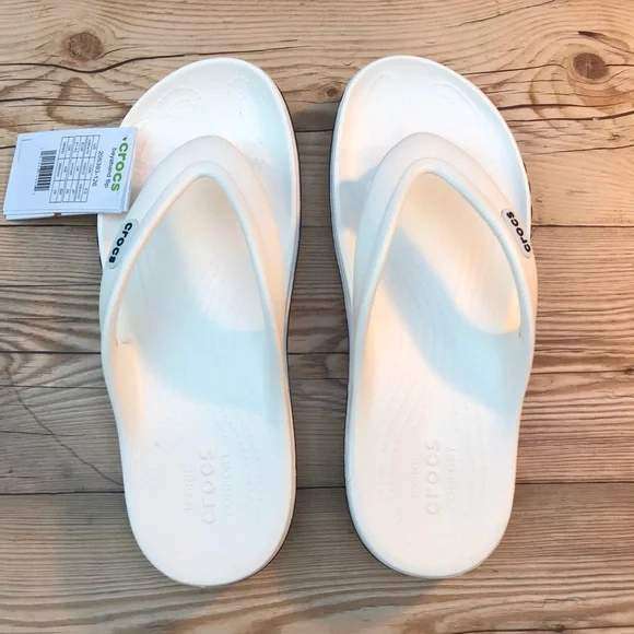 Чоловічі Crocs в'єтнамки Баябенд БІлі Bayaband Flip White/Navy — фото 11