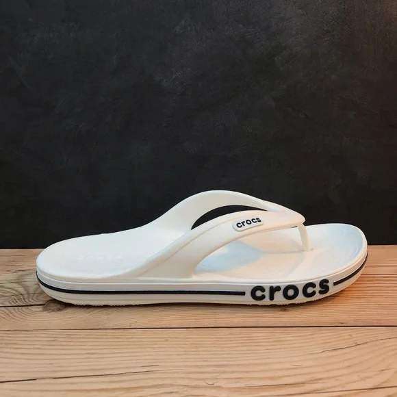 Чоловічі Crocs в'єтнамки Баябенд БІлі Bayaband Flip White/Navy — фото 13