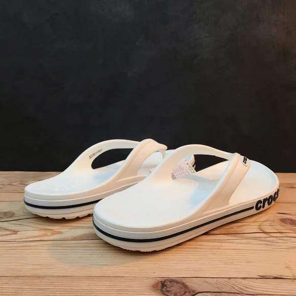 Чоловічі Crocs в'єтнамки Баябенд БІлі Bayaband Flip White/Navy — фото 5